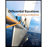 Differential Equations: Computing and Modeling (5th Edition), Edwards, Penney & Calvis