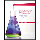 EBK LABORATORY MANUAL FOR GENERAL, ORGA - 3rd Edition - by Timberlake - ISBN 9780321918352