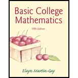 Basic College Mathematics (5th Edition) - 5th Edition - by Elayn Martin-Gay - ISBN 9780321950970