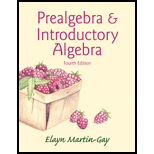 Prealgebra & Introductory Algebra (4th Edition) - 4th Edition - by Elayn Martin-Gay - ISBN 9780321955791