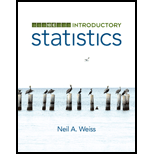 Introductory Statistics (10th Edition) - 10th Edition - by Neil A. Weiss - ISBN 9780321989178