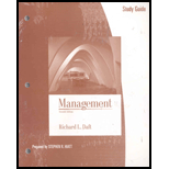 Study Guide - Management - 7th Edition - by DAFT - ISBN 9780324303582