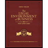 Bundle: The Legal Environment of Business: Text and Cases, 11th + MindTap, 1 term Printed Access Card - 11th Edition - by CROSS,  Frank B., Miller,  Roger Leroy - ISBN 9780357271247