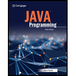 JAVA PROGRAMMING - 10th Edition - by FARRELL - ISBN 9780357673423