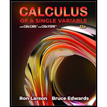 CALC.OF A SINGLE VARIABLE               - 12th Edition - by Larson - ISBN 9780357749142