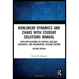 EBK NONLINEAR DYNAMICS AND CHAOS WITH S - 2nd Edition - by STROGATZ - ISBN 9780429680151
