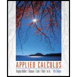 Applied Calculus - 4th Edition - 4th Edition - by Hughes-Hallett, Deborah, Gleason, Andrew M., Lock, Patti Frazer - ISBN 9780470170526