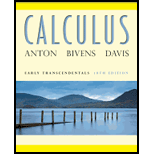 Calculus Early Transcendentals - 10th Edition - by Howard Anton, Irl C. Bivens, Stephen Davis - ISBN 9780470647691
