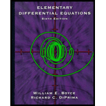 Elementary Differential Equations - 6th Edition - by Boyce, Richard C. DiPrima - ISBN 9780471089537