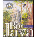 Big Java - 1st Edition - by Cay S. Horstmann - ISBN 9780471402480