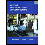 Heating Ventilating and Air Conditioning: Analysis and Design