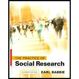 PRACTICE OF SOCIAL RESEARCH - 11th Edition - by Babbie - ISBN 9780495093251