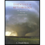 Essentials Of Meteorology - 5th Edition - by C. Donald Ahrens - ISBN 9780495115588