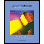Operations Research : Applications and Algorithms
