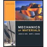 Mechanics of Materials - 7th Edition - 7th Edition - by Gere, James M., GOODNO, Barry - ISBN 9780534553975