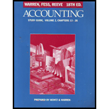 Accounting : Working Papers Chapters 13-26 - 18th Edition - by Carl S. Warren; Philip E. Fess - ISBN 9780538839372