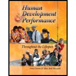 Human Development And Performance Throughout The Lifespan - 1st Edition - by Anne Cronin, Mary Beth Mandich - ISBN 9780766842601