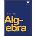 Intermediate Algebra - 19th Edition - by Lynn Marecek - ISBN 9780998625720