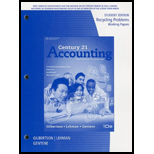 Century 21 Accounting, Multicolumn Journal Recycling Problems and Working Papers - 10th Edition - by Claudia Bienias Gilbertson - ISBN 9781111578855
