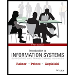 Introduction to Information Systems: Supporting and Transforming Business - 5th Edition - by R. Kelly Rainer, Brad Prince, Casey G. Cegielski - ISBN 9781118674369