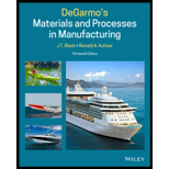 Degarmo's Materials And Processes In Manufacturing - 13th Edition - by Black,  J. Temple, Kohser,  Ronald A.,  Author. - ISBN 9781119492825