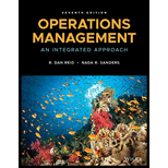 EBK OPERATIONS MANAGEMENT: AN INTEGRATE - 7th Edition - by Sanders - ISBN 9781119497066