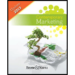 EBK CONTEMPORARY MARKETING, 2013 UPDATE - 15th Edition - by Kurtz - ISBN 9781133710455