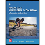 GEN COMBO LOOSELEAF FINANCIAL AND MANAGERIAL ACCOUNTING; CONNECT ACCESS CARD - 7th Edition - by John J Wild - ISBN 9781260088694