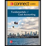 Connect Access Card For Fundamentals Of Cost Accounting - 6th Edition - by William N. Lanen Professor, Shannon Anderson Associate Professor, Michael W Maher - ISBN 9781260708738