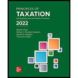 PRINCIPLES OF TAXATION F/BUS...2022(LL) - 25th Edition - by Jones - ISBN 9781264296439