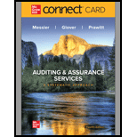 AUDITING+ASSURANCE SERVICES-ACCESS - 12th Edition - by MESSIER - ISBN 9781264468591