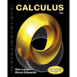 Calculus - 10th Edition - by Ron Larson, Bruce H. Edwards - ISBN 9781285057095
