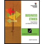 Business Ethics: Case Studies and Selected Readings (South-western Legal Studies in Business Academic Series) - 8th Edition - by Marianne M. Jennings - ISBN 9781285428710