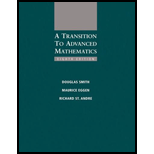 A Transition to Advanced Mathematics