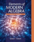 Elements Of Modern Algebra