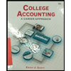 College Accounting (Book Only): A Career Approach