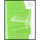 Student Solutions Manual for Stewart/Redlin/Watson's Precalculus: Mathematics for Calculus, 7th