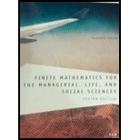 Finite Mathematics for the Managerial, Life, and Social Sciences-Custom Edition - 11th Edition - by Tan - ISBN 9781305283831