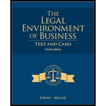 The Legal Environment of Business: Text and Cases