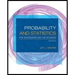 Bundle: Probability and Statistics for Engineering and the Sciences, 9th + WebAssign Printed Access Card for Devore's Probability and Statistics for ... and the Sciences, 9th Edition, Single-Term