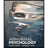 ABNORMAL PSYCHOLOGY - 11th Edition - by COMER - ISBN 9781319190729