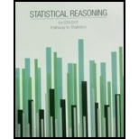 Statistical Reasoning - 12th Edition - by Pearson - ISBN 9781323185308