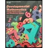 DEVELOPMENTAL MATH.-W/ACCESS >CUSTOM< - 3rd Edition - by BITTINGER - ISBN 9781323395226