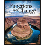 Functions and Change: A Modeling Approach to College Algebra (MindTap Course List) - 6th Edition - by Bruce Crauder, Benny Evans, Alan Noell - ISBN 9781337111348