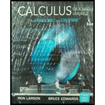 Calculus Of A Single Variable With Calcchat And Calcview, 11e - 11th Edition - by Larson - ISBN 9781337275583