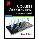 Working Papers with Study Guide for Scott's College Accounting: A Career Approach, 13th - 13th Edition - by Scott, Cathy J. - ISBN 9781337280617