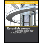 Essentials of Modern Business Statistics with Microsoft Office Excel (Book Only)