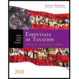 South-western Federal Taxation 2018: Essentials Of Taxation: Individuals And Business Entities Loose Leaf - 21st Edition - by YOUNG,  Nellen,  Maloney Raabe - ISBN 9781337588195