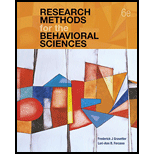 Research Methods for the Behavioral Sciences (MindTap Course List) - 6th Edition - by Frederick J Gravetter, Lori-Ann B. Forzano - ISBN 9781337613316