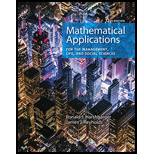 Mathematical Applications for the Management, Life, and Social Sciences